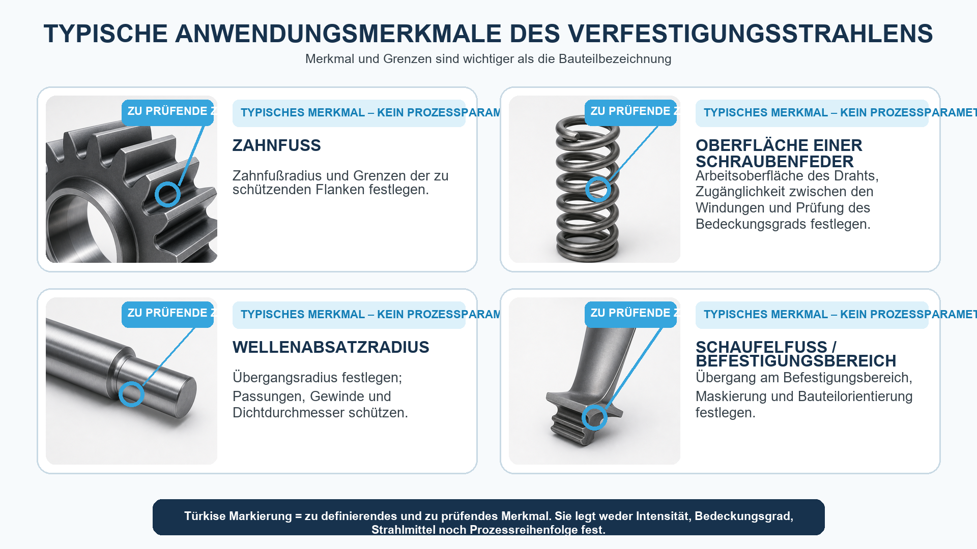 Technische Ziele des Verfestigungsstrahlens an ermüdungskritischen Metallbauteilen