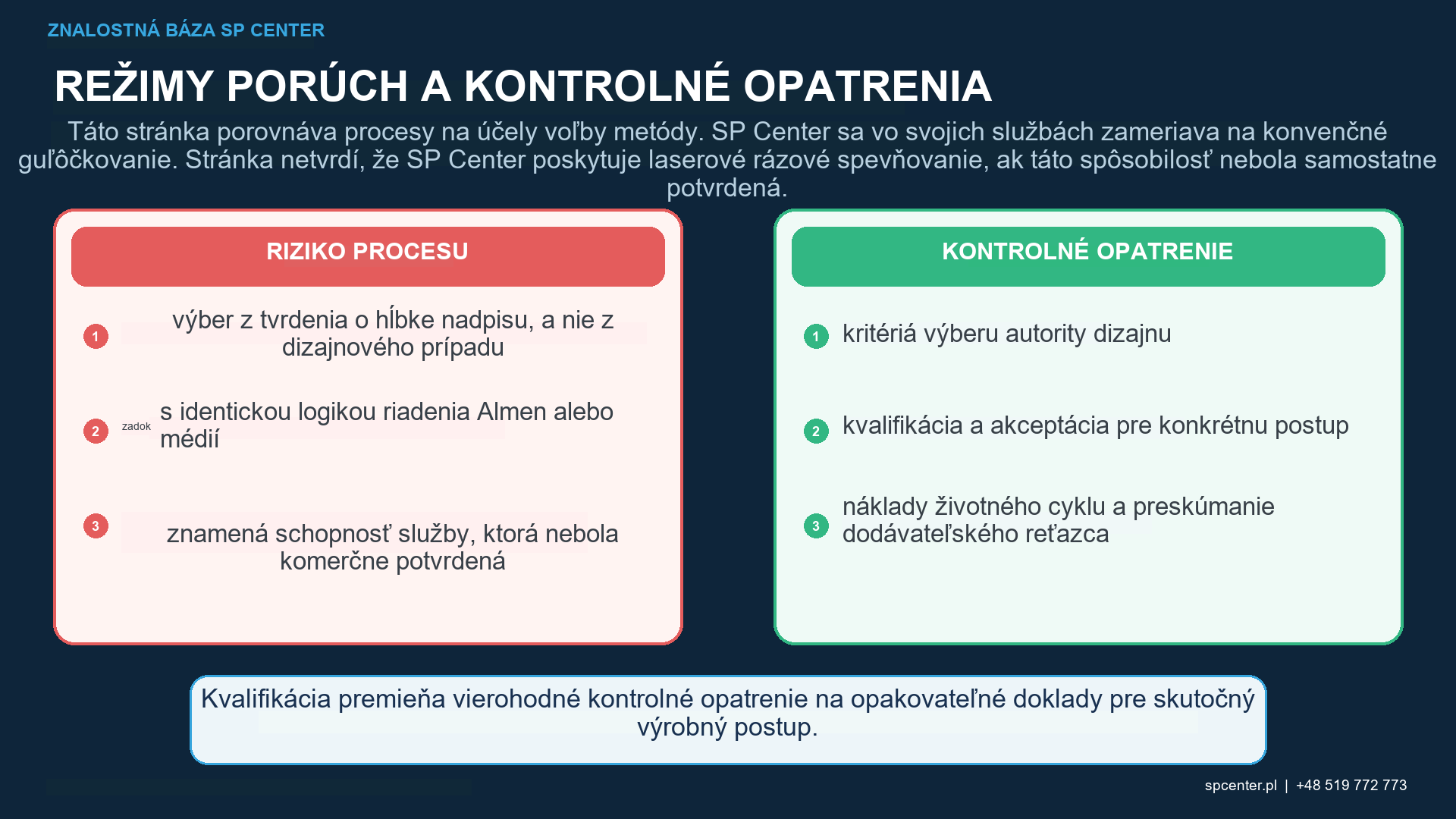 Kritériá výberu pre konvenčné guľôčkovanie a laserové rázové spevňovanie