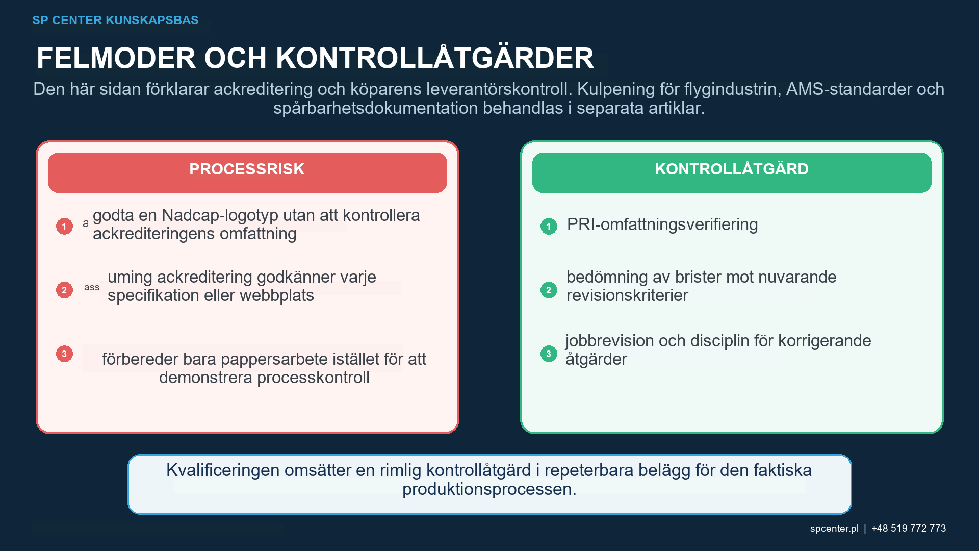 AC7117 Revisionsberedskap och kontrollerat arbetsflöde för självrevision