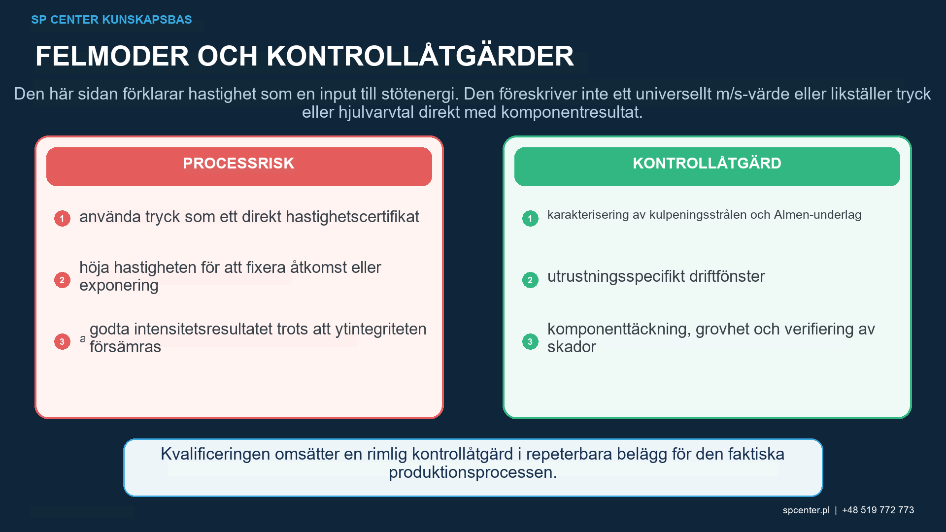 Hastighetsrelaterade styrparametrar för pneumatisk kulpening och kulpening med metarhjul: lufttryck, luftflöde, massflöde av kulpeningsmedium, slang och munstycke, hjulskovlar, styrburens slitage samt drifttillstånd